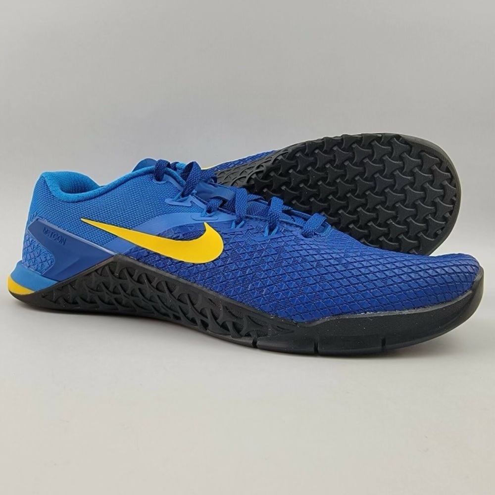 Nike Metcon 4 Royal Blue Yellow Size 10.5
